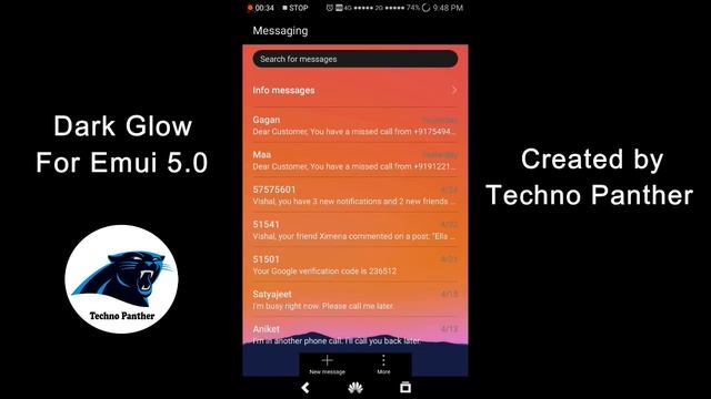 Dark Glow Theme For Emui 5.0 !! Emui 5.0 Theme смотреть онлайн