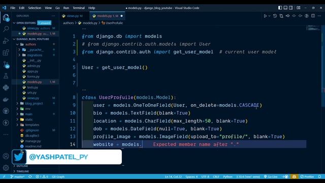Create user profile using django signals