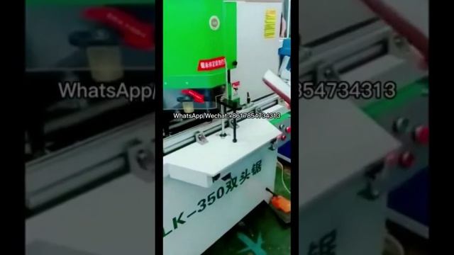 Double saw blade 45° angle cutter