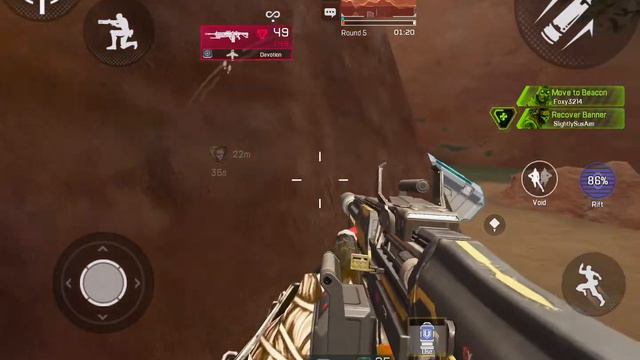 Killing predators with high ping and in predator server | APEX LEGENDS MOBILE | bbBEIL