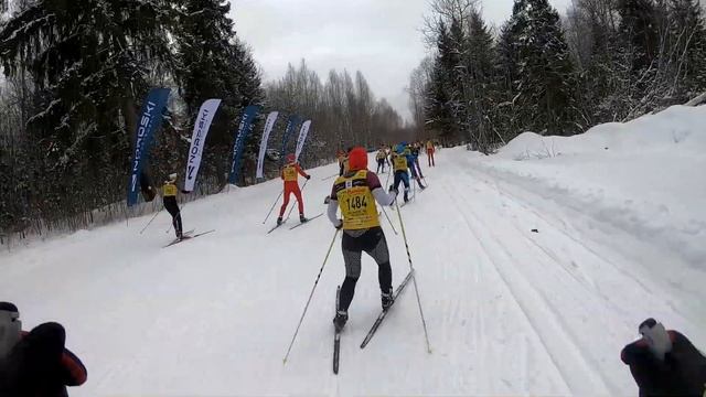 Дёминский лыжный марафон 2023. 50 км. Любитель. смотреть онлайн