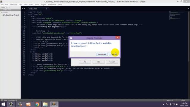 Bootstrap 3 Tutorials in Hindi I Getting Started - 01 смотреть онлайн