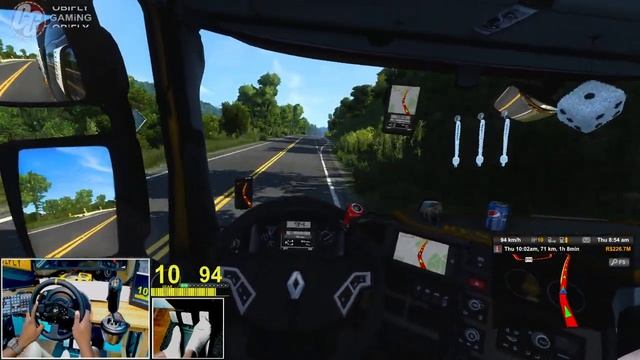 beautiful mountain roads of brazil - ETS2 Mapa Eldorado Pro Steering wheel Gameplay смотреть онлайн