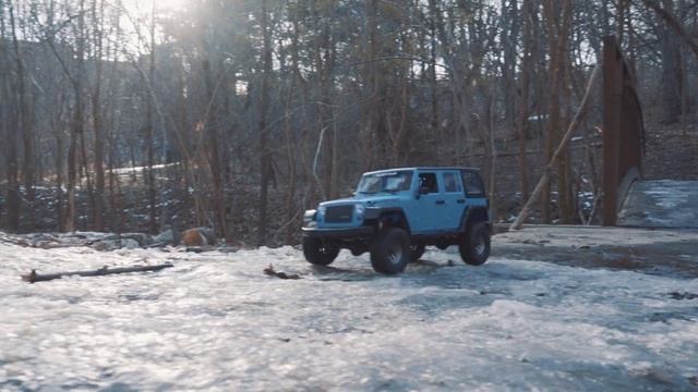 RC4WD Cross Country Black Rock for a run in the Woods