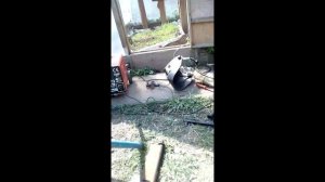 Доработка.Бензиновый садовый измельчитель из мотокосы 2 часть.