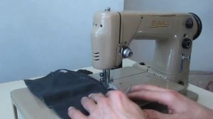 Sewing machine Швейная машина Lada 132 test кожа