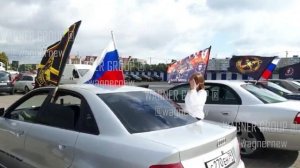 Видео с автопробега в Калининграде. Память жила и будет жить