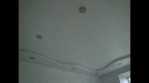 ДВУХУРОВНЕВЫЙ НАТЯЖНОЙ ПОТОЛОК С ПОДСВЕТКОЙ