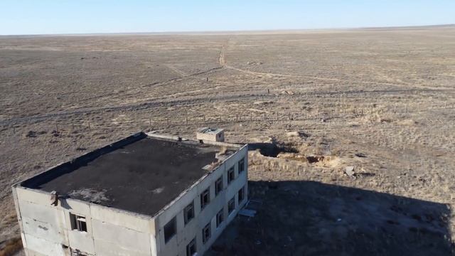 С высоты птичьего полёта. Полигон "Сары-Шаган". Площадка №17