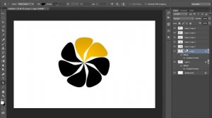 Photoshop Tutorial : Basic Logo Design using Pen Tool & Blending Options