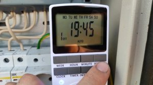 Розетка таймер на насос поливайки. Настройка автополива