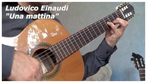 Una mattina, guitar cover