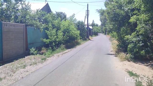 Тараз(Джамбул) Обзор улицы им. Чкалова и 1пер.Чкалова(ЗаЛиния)