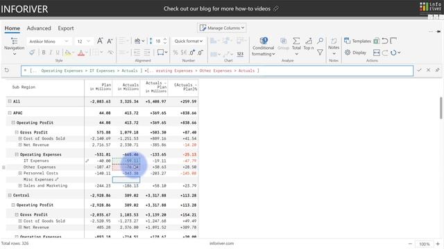 Excel-like cell editing in Power BI Table/Matrix Reports