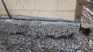 Подготовка под заливку плиты для бани