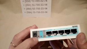 Mikrotik Роутер гигабитный коммутатор (RB260GS) в Баку / Bakida