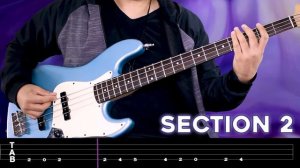 Ozzy Osbourne - Crazy Train 【 BASS RIFFS | TABS 】