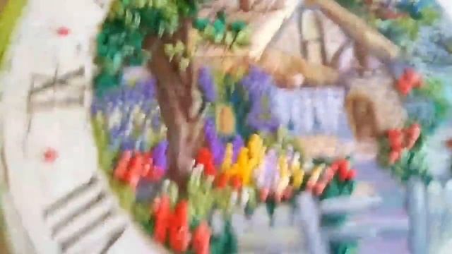 Завершение Домика с часами. Живая картина от Panna.Впечатления. смотреть онлайн