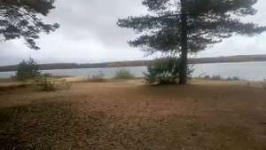 Кемпинг Олений Бор осенью.
