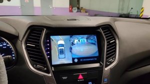 3D система кругового обзора Hyundai Santa Fe