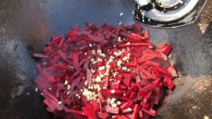 Борщ украинский в тандыре