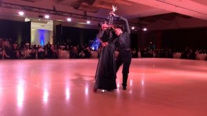 Dorin Frecautanu and Marina Sergeeva Show Paso Doble at Can-Am Dancesport Gala 2022. October 8.