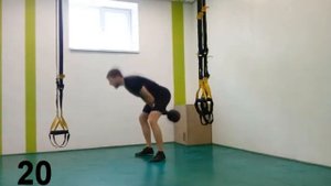 Махи гири 32 кг на максимум / Kettlebell swing 32 kg