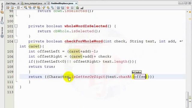 Java Notepad Project(Find And Replace)-part 12 смотреть онлайн