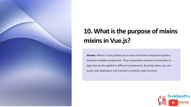 Vue.js Interview Questions & Answers | Top 20