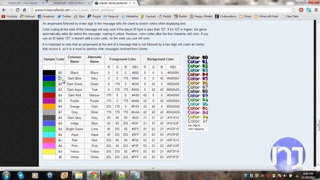 Minecraft Colored MOTD Tutorial смотреть онлайн