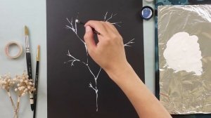 Baby's Breath Painting Technique for Beginners | Basic Step by Step