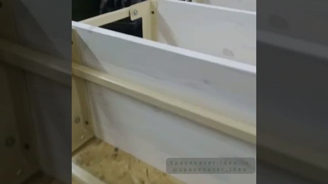 Короткий видео обзор настенного стола стеллажа (стола трансформера, стола со стеллажом) с 5 полками