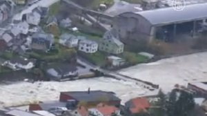 Сильнейший дождь за 200 лет вызвал наводнение в Норвегии