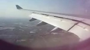 TG667 Landing Guangzhou baiyun airport