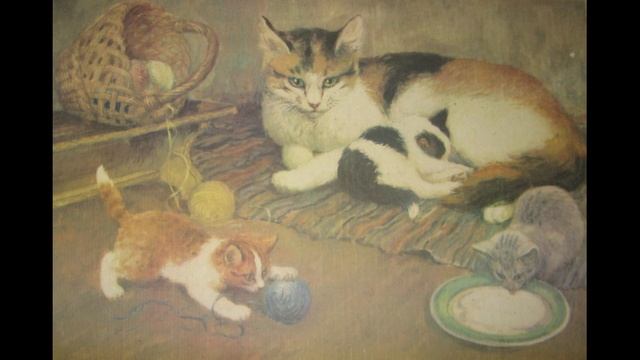 Видео - урок Кошка с котятами смотреть онлайн