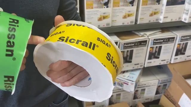 Ленты для герметизации SIGA Rissan и Sicrall и их различия | DOMINGO.BY смотреть онлайн