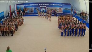 Республиканскиесоревнования по эстетической гимнастике "Свентана"