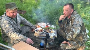 Река Уса. Вытащили щуку на 6 кг. Рыбалка на спиннинг.#Рыбалкавусинске