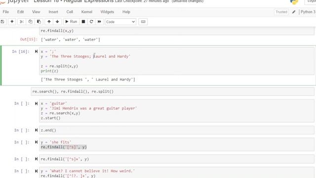 Python for Data Science Lesson 18: Regular Expressions смотреть онлайн