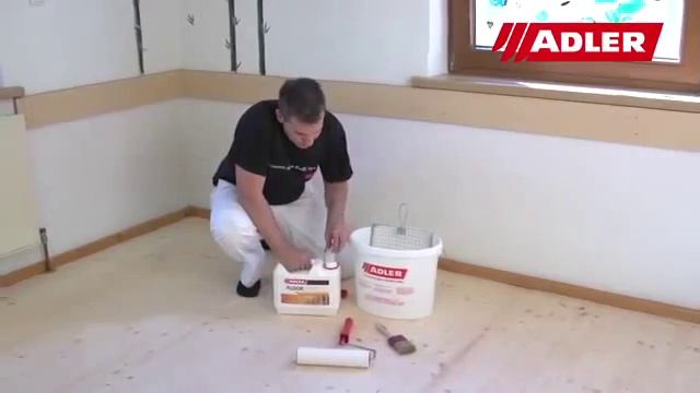 Деревянный пол - ремонт и нанесение покрытий ADLER смотреть онлайн