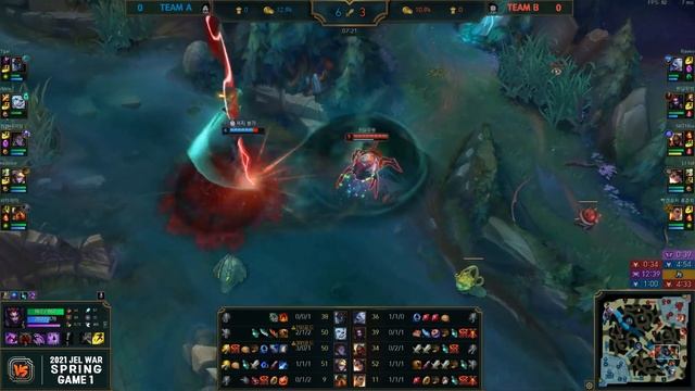 [2021 JEL WAR SPRING] Match 03 Game 1 смотреть онлайн