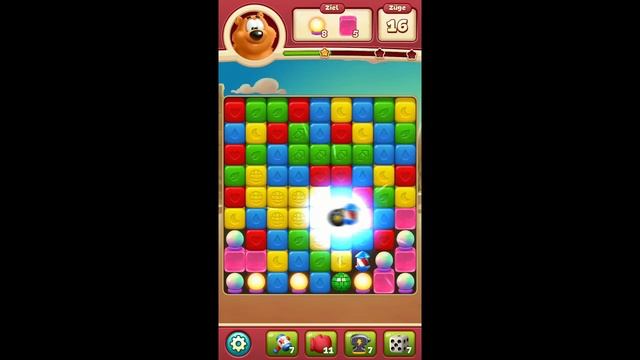Toon Blast Level 76 ⭐⭐ 2021 - Match 3 Puzzle Games NO BOOSTERS ? Android Gameplay #76 ✅