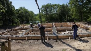 Фундамент свайный с ростверком