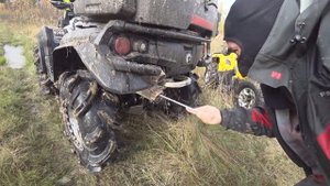 Глушитель RJWC для квадроцикла, чистим флейту