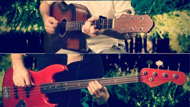 Красивая музыка на гитаре Первые Шаги (безладовый бас, акустическая гитара) ноты, табулатура