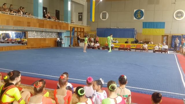 Спортивная акробатика. Чемпионат Украины 2014. Винница. Смешанная пара смотреть онлайн