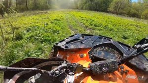 Покатушка по грязи!!!? Гоняем по лесу ?!!!) на квадроцикле Cfmoto X5 HO.EFI)?