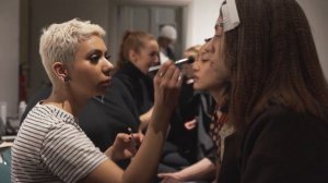 Illamasqua backstage at Ernestio Naranjo London Fashion Week AW19