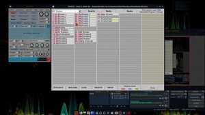 MX Linux using OBS Studio, Yoshimi, Helm with Arturia Minilab Mkii