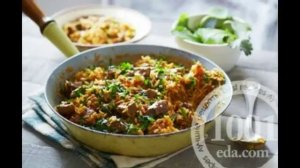 Плов с белой фасолью